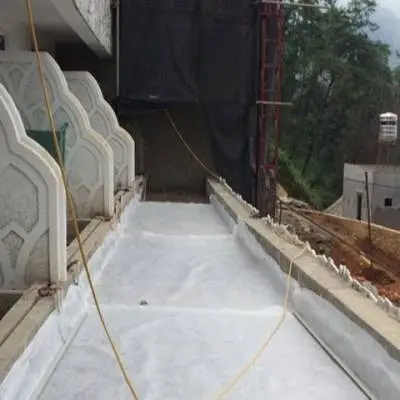 Vải địa trồng cây lót sảnh hiên ngoài trời